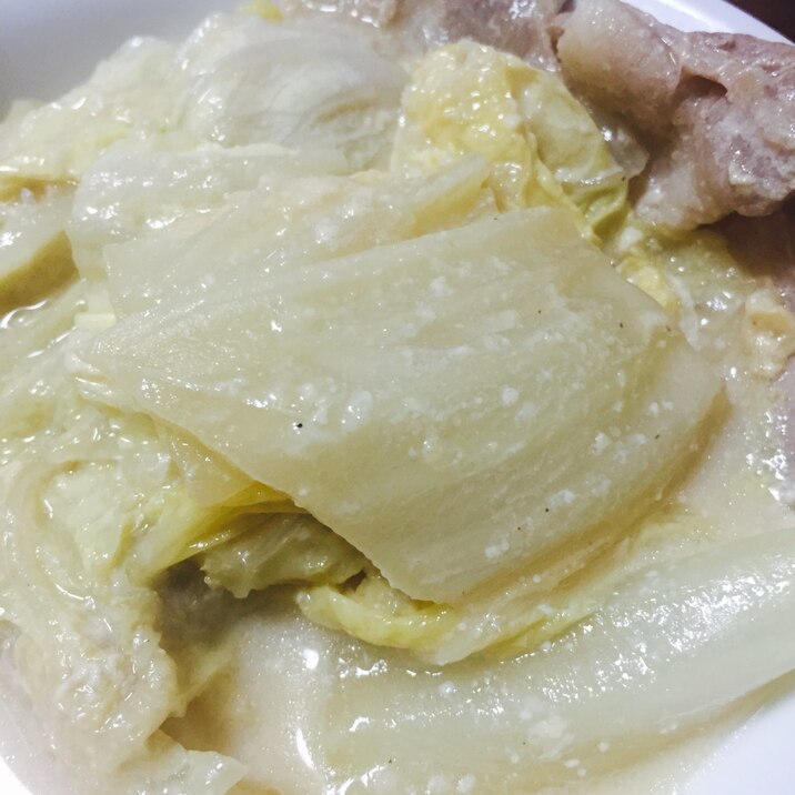ニンニク味噌が決め手‼️白菜と豚バラの重ね煮